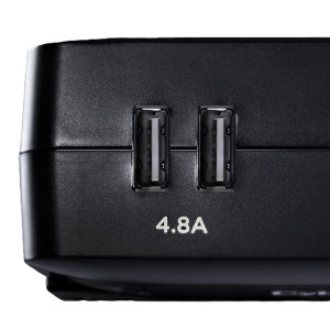 CyberPower HT600WSU2A Swivel Surge protector, 15-Amp, 1680 Joules, 6 NEMA 5-15R outlets